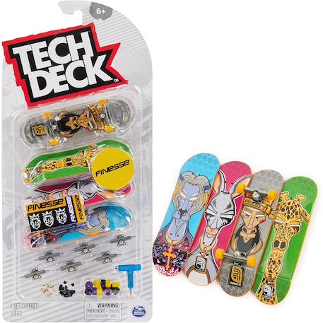 Tech deck - ultra dlx lot de 4 Multicolore 1 - vertbaudet enfant 