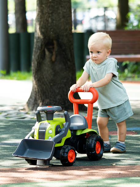 Porteur tracteur claas 1er âge avec pelle frontale et barre d'aide à la marche Vert claas 6 - vertbaudet enfant 