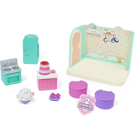 La maison de poupée de gabby's dollhouse - chambre de luxe - la cuisine de cakey Multicolore 4 - vertbaudet enfant 