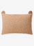 Parure housse de couette + taie d'oreiller OURSON, avec coton recyclé beige imprimé 7 - vertbaudet enfant 