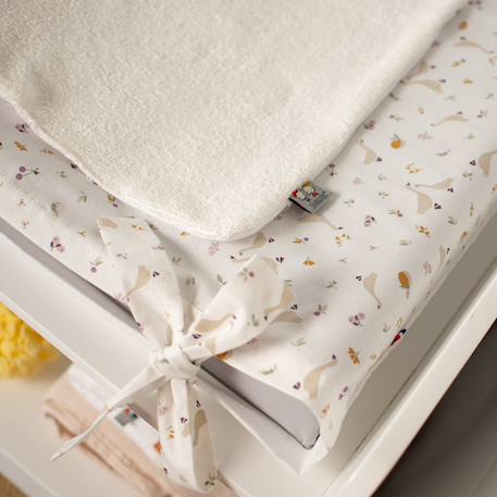 Housse de matelas à langer sidonia Sidonia, beige, écru, blanc 2 - vertbaudet enfant 