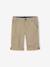 Bermuda garçon cérémonie en coton/lin beige+beige clair+bleu+marine foncé+vert sauge 3 - vertbaudet enfant 