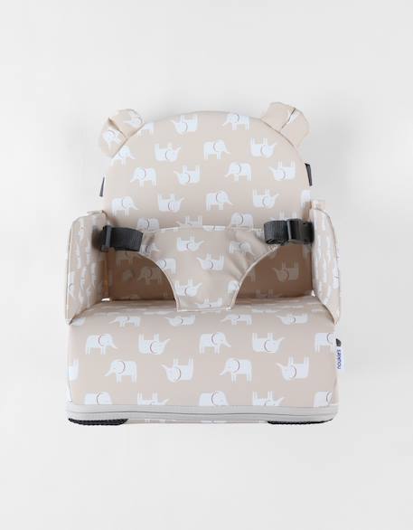 Réhausseur de chaise imperméable Beige+Blanc+Blanc imprimé+Bleu+Marron+Rose 1 - vertbaudet enfant 