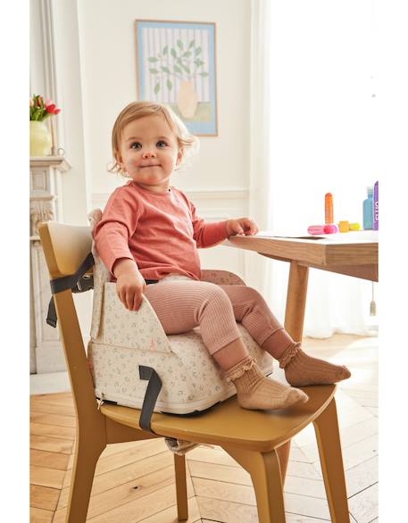 Réhausseur de chaise imperméable Beige+Blanc+Blanc imprimé+Bleu+Marron+Rose 8 - vertbaudet enfant 