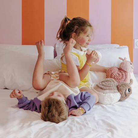 Peluche speedou l'escargot maman et bébé Taupe, noir, blanc 3 - vertbaudet enfant 