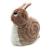 Peluche speedou l'escargot maman et bébé Taupe, noir, blanc 5 - vertbaudet enfant 