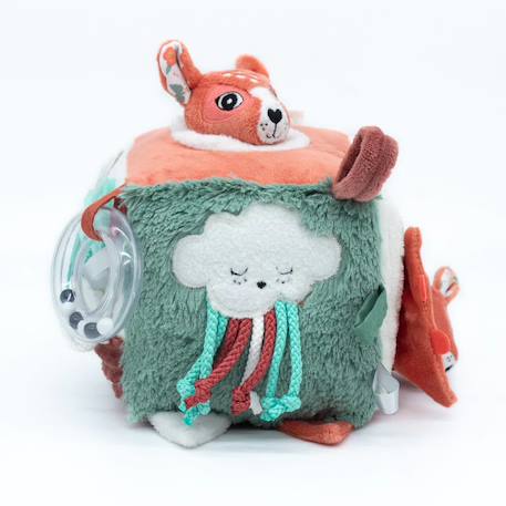 Cube d'activités en tissu Rose 3 - vertbaudet enfant 