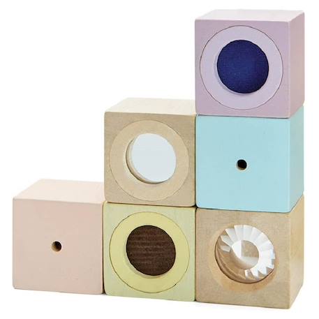 Blocs sensoriels pastel Beige 1 - vertbaudet enfant 