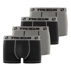 -Lot de 4 boxers  coton gris