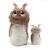 Peluche speedou l'escargot maman et bébé Taupe, noir, blanc 6 - vertbaudet enfant 