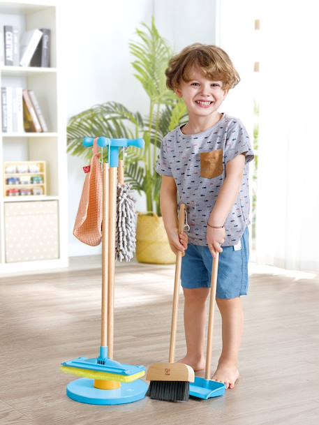 Support balai et set de nettoyage multicolore 3 - vertbaudet enfant 