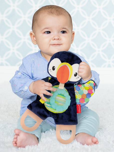 Doudou macareux à mordiller multicolore 1 - vertbaudet enfant 