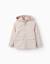 Veste avec capuche amovible Beige clair+Bleu foncé 1 - vertbaudet enfant 