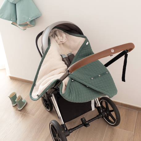 Nid d'ange biside ouatiné hiver  - teddy matelassé chaud Beige+Green+Lunar+Mix grey+Vintage 9 - vertbaudet enfant 