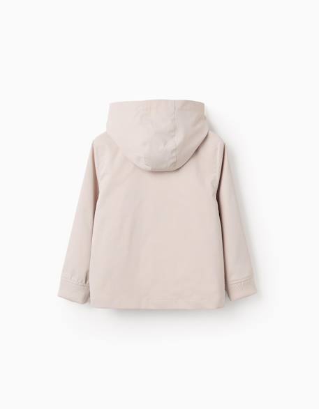 Veste avec capuche amovible Beige clair+Bleu foncé 3 - vertbaudet enfant 