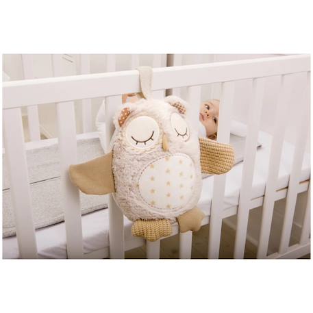Peluche musicale chouette Beige 2 - vertbaudet enfant 