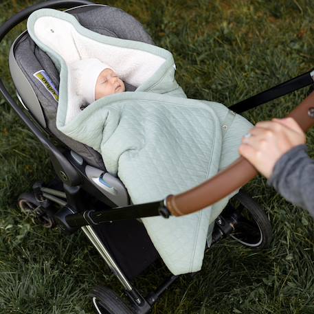 Nid d'ange biside ouatiné hiver  - teddy matelassé chaud Beige+Green+Lunar+Mix grey+Vintage 15 - vertbaudet enfant 