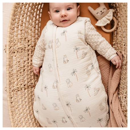 Mini gigoteuse hiver spéciale sortie de maternité Imprimé fauves 2 - vertbaudet enfant 