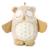 Peluche musicale chouette Beige 1 - vertbaudet enfant 