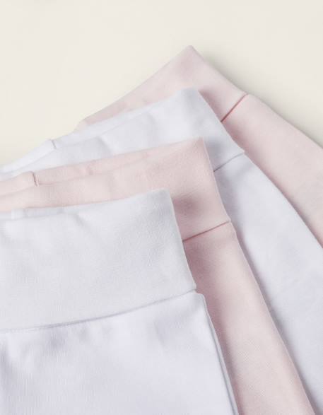 Pack 4 pantalons à pieds Multicolore 3 - vertbaudet enfant 