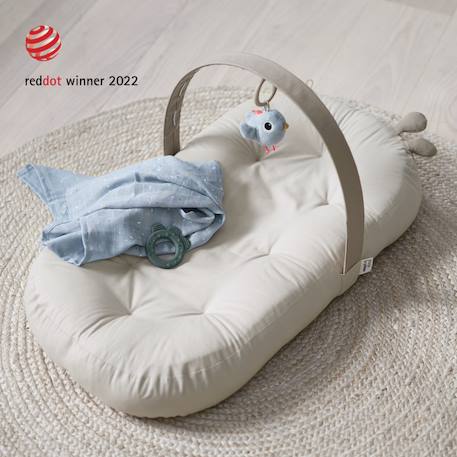 Cozy lounger avec arche d'activité raffi en coton biologique Sable 5 - vertbaudet enfant 