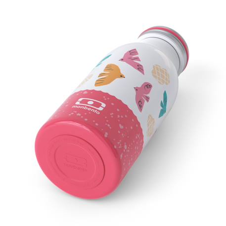 Gourde isotherme enfant 350ml cooly Bleu dino+Rose birds 6 - vertbaudet enfant 
