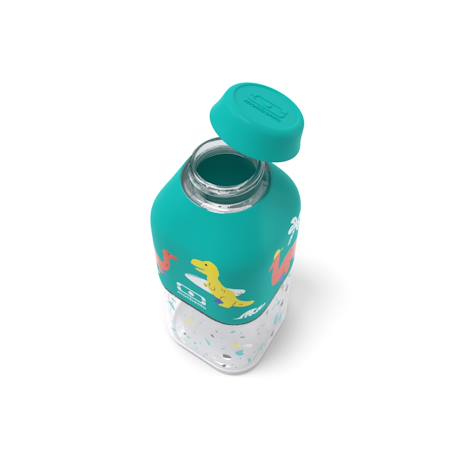 Bouteille enfant en tritan™ 330ml positive s Bleu+Bleu dino+Bleu wolf+Cannelle fox+Rose+Rose birds+Vert forest+Vert raccoon 5 - vertbaudet enfant 
