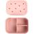 Lunch box silicone lucky Ecru, marron, vert+Rose, rouge, noir 3 - vertbaudet enfant 