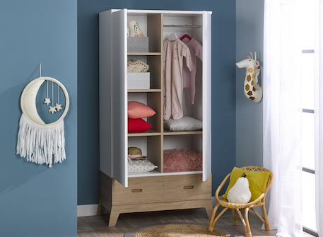 Chambre enfant archipel Blanc / chêne 6 - vertbaudet enfant 