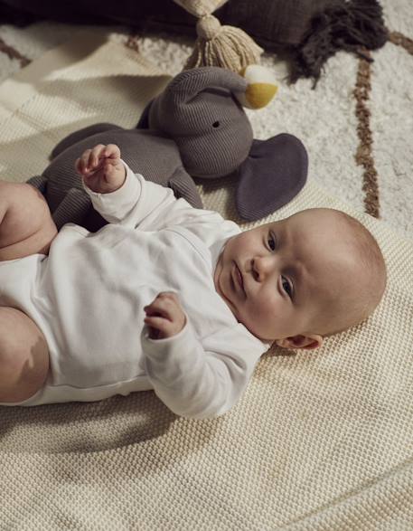 Pack 4 bodies croisés en coton Blanc 2 - vertbaudet enfant 