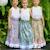 Jupe  longue fleurie  transformable en robe  esmeralda Violet bleu rose 6 - vertbaudet enfant 