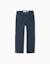 Pantalon en sergé Beige clair+Bleu foncé 5 - vertbaudet enfant 