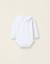 Body-blouse avec volants en coton Blanc 2 - vertbaudet enfant 