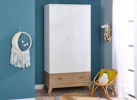 Chambre enfant archipel Blanc / chêne 5 - vertbaudet enfant 
