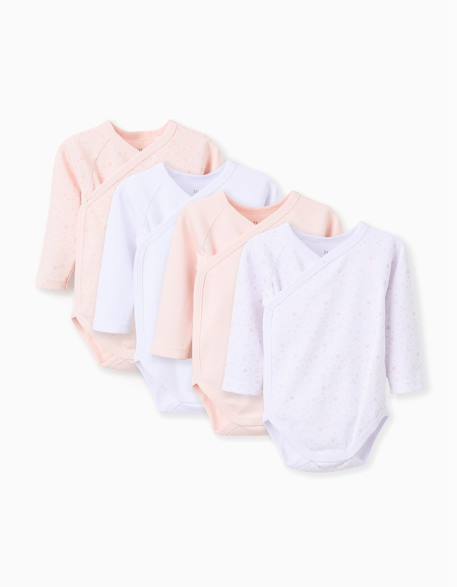 Bébé-Pack 4 bodies de coton