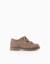 Chaussures en daim à franges Beige clair 2 - vertbaudet enfant 