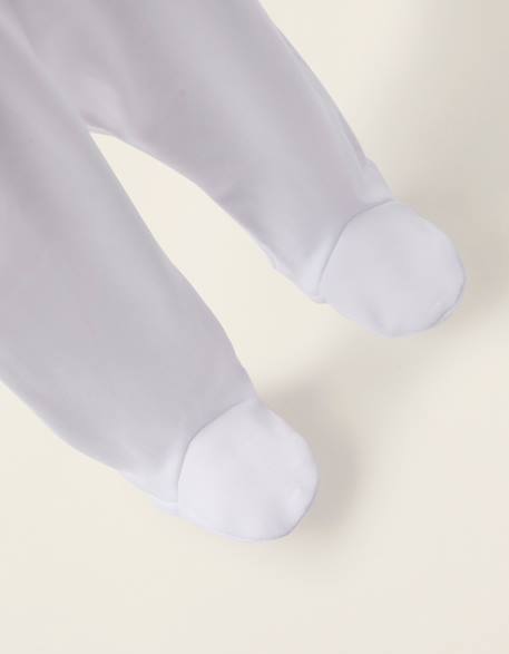 Pack 4 pantalons avec plis et ceinture haute Blanc 4 - vertbaudet enfant 