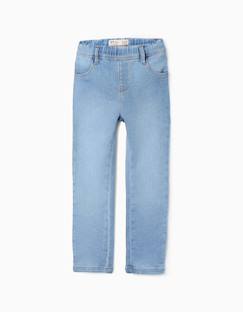 Jegging en denim à taille réglable  - vertbaudet enfant