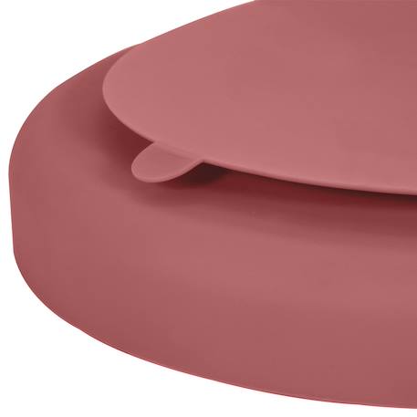Assiette à compartiments avec ventouse aquamarine+gris clair+gris foncé+menthe+Rose foncé+rose pâle 30 - vertbaudet enfant 