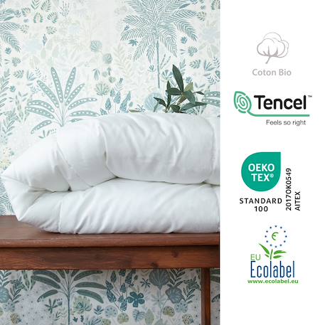 Couette bébé hawi enveloppe tencel™ lyocell coton bio Blanc 4 - vertbaudet enfant 