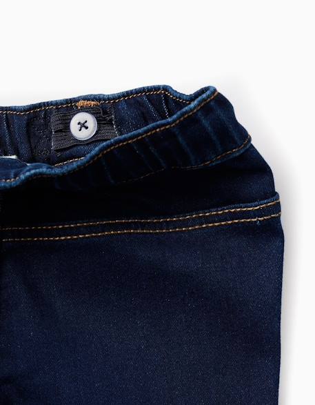 Pantalon en jean Bleu+Bleu foncé 7 - vertbaudet enfant 