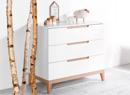 Chambre enfant evidence Blanc / hêtre 5 - vertbaudet enfant 