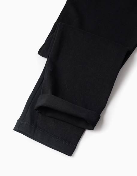 Pack 2 leggings Bleu nuit+Multicolore+Noir 11 - vertbaudet enfant 