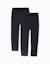 Pack 2 leggings Bleu nuit+Multicolore+Noir 9 - vertbaudet enfant 