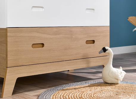 Petite chambre enfant archipel Blanc / chêne 3 - vertbaudet enfant 