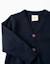 Gilet en maille brothers & sisters Bleu foncé 3 - vertbaudet enfant 