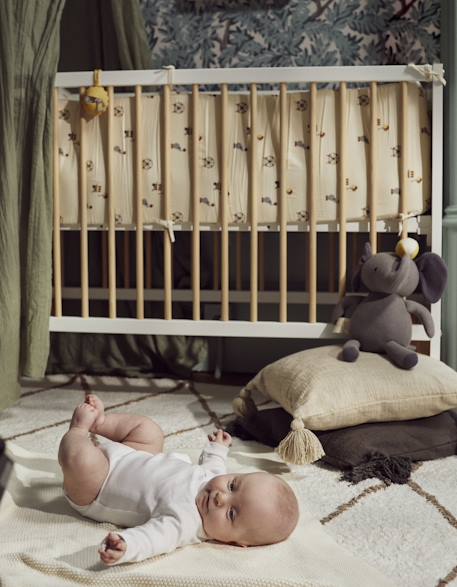 Pack 4 bodies croisés en coton Blanc 3 - vertbaudet enfant 