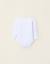 Pack 4 bodies unis peigné en coton Blanc 2 - vertbaudet enfant 