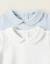 Pack 2 bodies avec col claudine Bleu clair 3 - vertbaudet enfant 