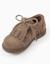 Chaussures en daim à franges Beige clair 3 - vertbaudet enfant 